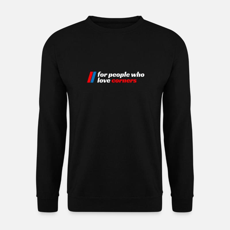 Design for people who love corners - Unisex Pullover - Schwarz