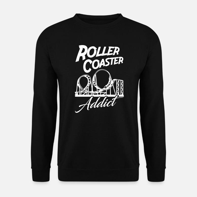 Roller Coaster Addict - Unisex Sweatshirt - black