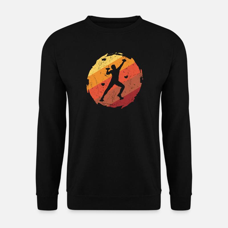 Bergsteiger Bouldern Klettern Boulder - Unisex Pullover - Schwarz