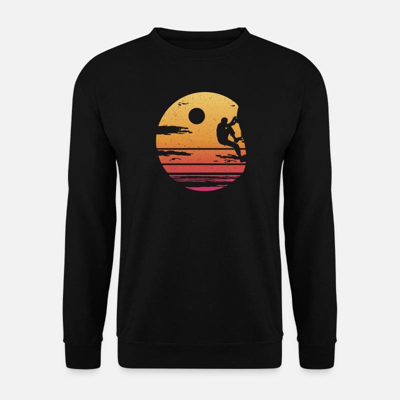 Climbing Freeclimber Mountaineers Bouldering - Unisex Sweatshirt - black