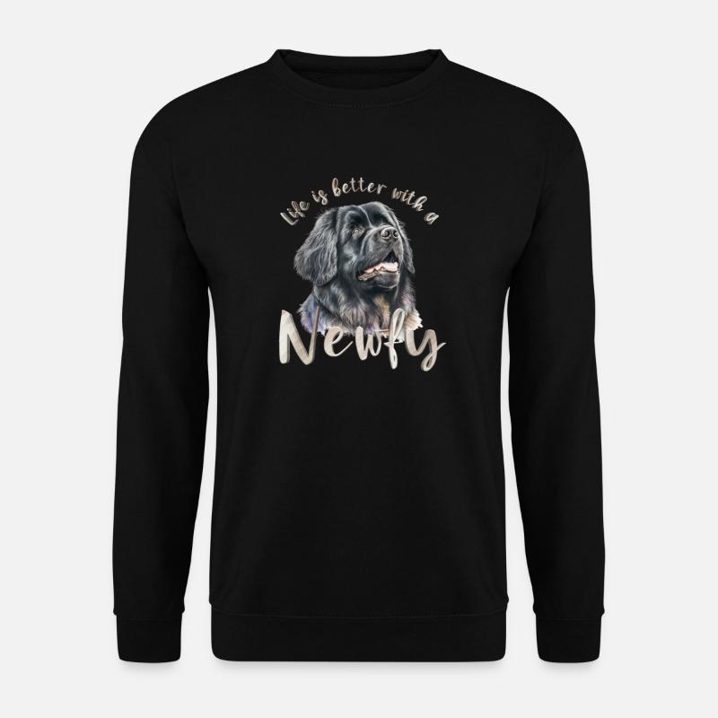 Neufundländer - Unisex Pullover - Schwarz