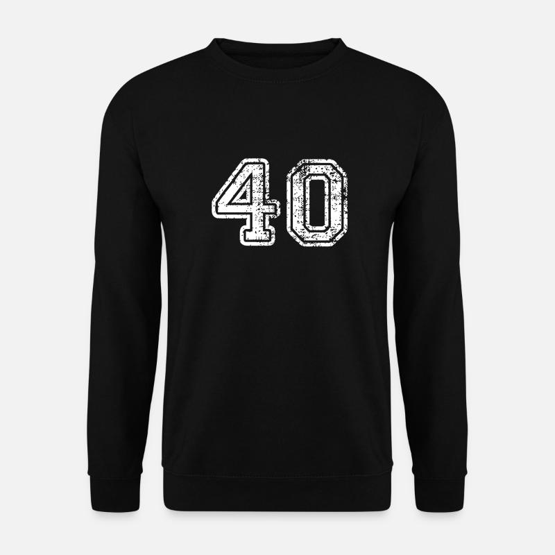 40 - Unisex Pullover - Schwarz