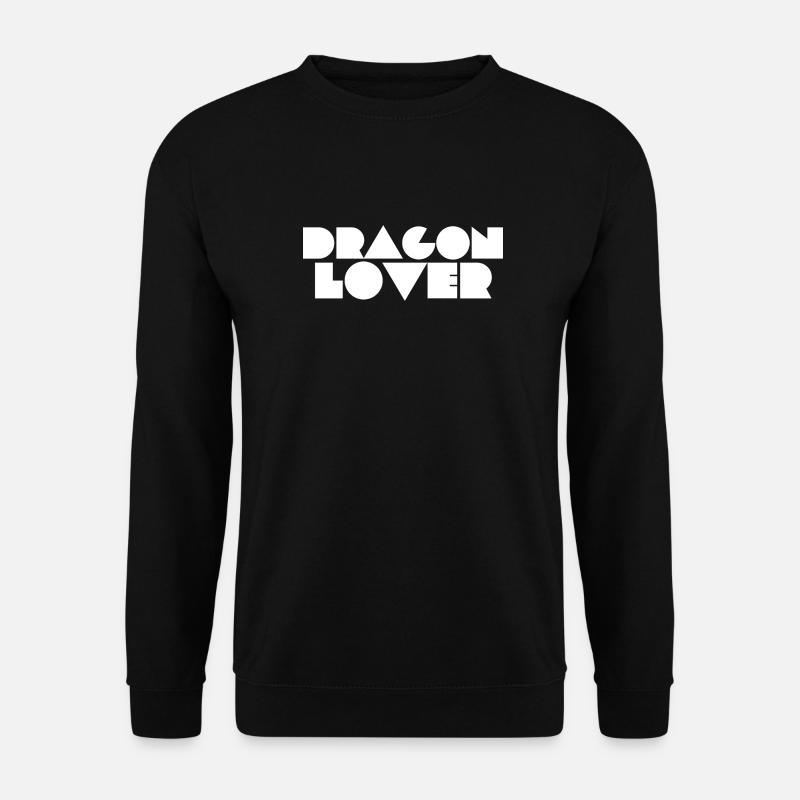 Drachen-Liebhaber - Unisex Pullover - Schwarz