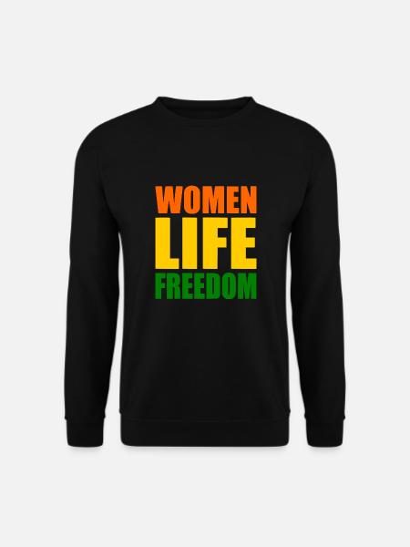 Women life freedom iran - Unisex Pullover - Schwarz