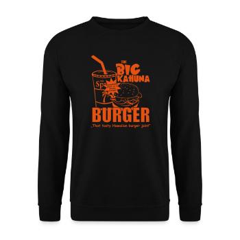 The big Kahuna Burger - Sweat-shirt Unisexe - noir - Devant - Alina (178cm) & Michal (187cm)