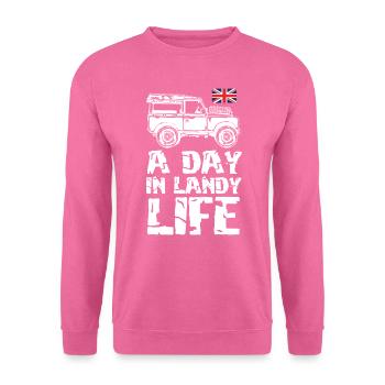 a day in landy life - Unisex Sweatshirt - pink - Front