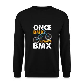 BMX Accessoires de vélo BMX Rider Rampe BMX descente - Sweat-shirt Unisexe - noir - Devant - Alina (178cm) & Michal (187cm)