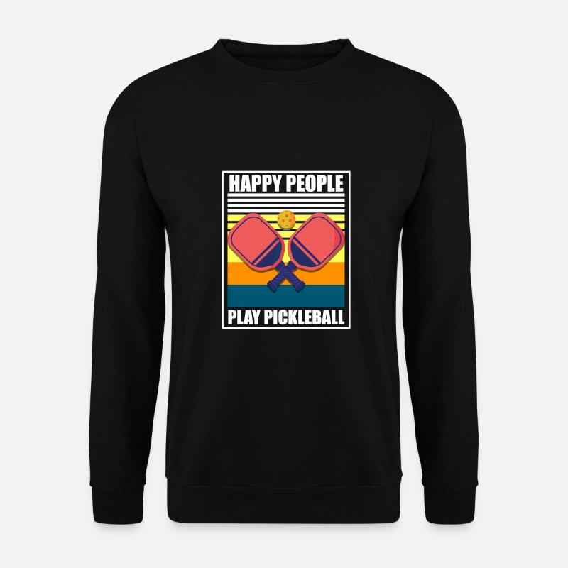 Pickleball Pickleball Spieler Pickleball Schläger - Unisex Pullover - Schwarz