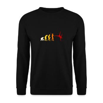 Tricking Und Turnen - Unisex Pullover - Schwarz - Vorne - Alina (178cm) & Michal (187cm)