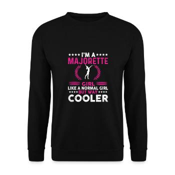 Cheerleader Girls - Unisex Sweatshirt - black - Front - Alina (178cm) & Michal (187cm)