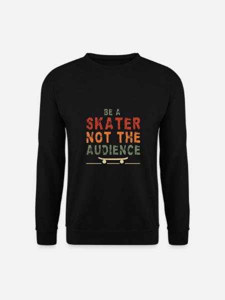 Skateboarding Skateboard Design For Skateboarder - Unisex Pullover - Schwarz