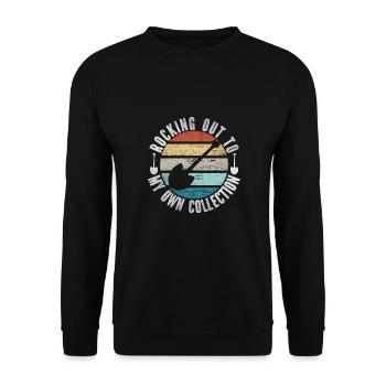 Rocksammler Geologie Lapidary Geologe Mineral - Unisex Pullover - Schwarz - Vorne - Alina (178cm) & Michal (187cm)