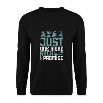 Collectionneur de roches Géologie Géologue lapidaire Minéral - Sweat-shirt Unisexe - noir - Devant - Alina (178cm) & Michal (187cm)