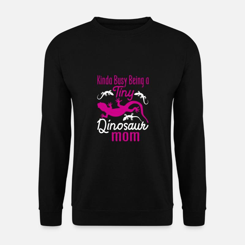 Crowned Gecko Crested Gecko Double Finger Gecko - Unisex Sweatshirt - black