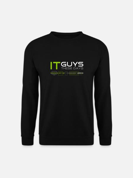 Les informaticiens Neon - Sweat-shirt Unisexe - noir