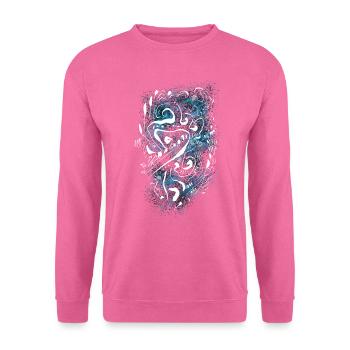 Mystik Maori Tribal - Sweat-shirt Unisexe - rose - Devant