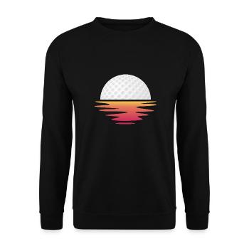 Hockeylegende Feldhockey Hockey Hockeysport-sunset - Unisex Pullover - Schwarz - Vorne - Alina (178cm) & Michal (187cm)