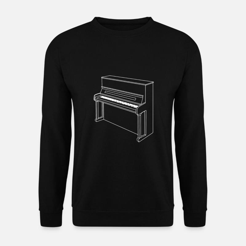 piano - Unisex Sweatshirt - black