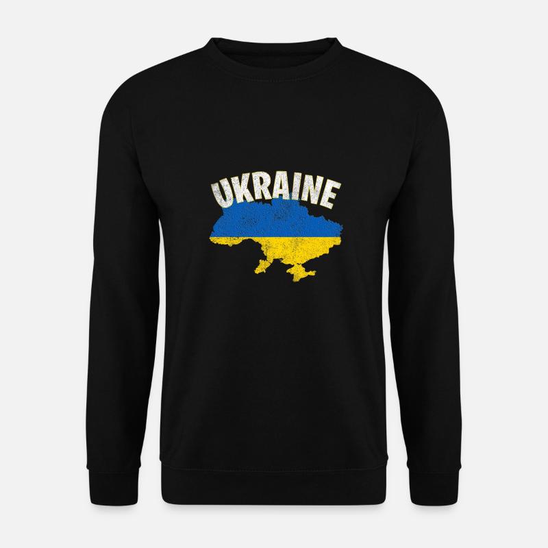 Ukraine - Unisex Pullover - Schwarz