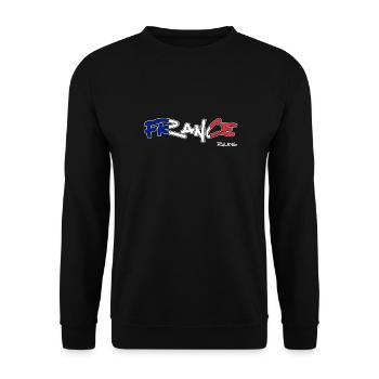 Règles de la France - Sweat-shirt Unisexe - noir - Devant - Alina (178cm) & Michal (187cm)