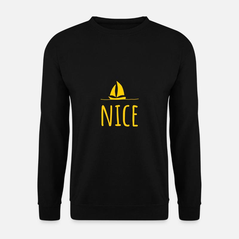 Schönes Nizza T-Shirt - Unisex Pullover - Schwarz