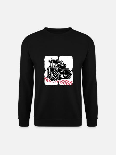 Traktor Traktorfahrer Traktorreifen - Unisex Pullover - Schwarz