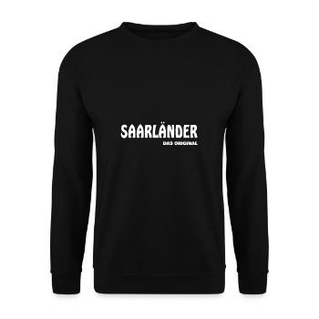 Saarländer Das Original - Unisex Pullover - Schwarz - Vorne - Alina (178cm) & Michal (187cm)