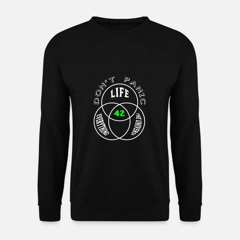 Dont Panic - Unisex Pullover - Schwarz