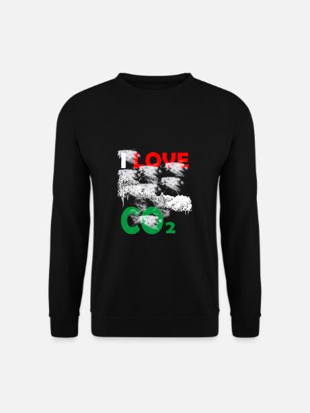 J'aime le CO2 - Sweat-shirt Unisexe - noir