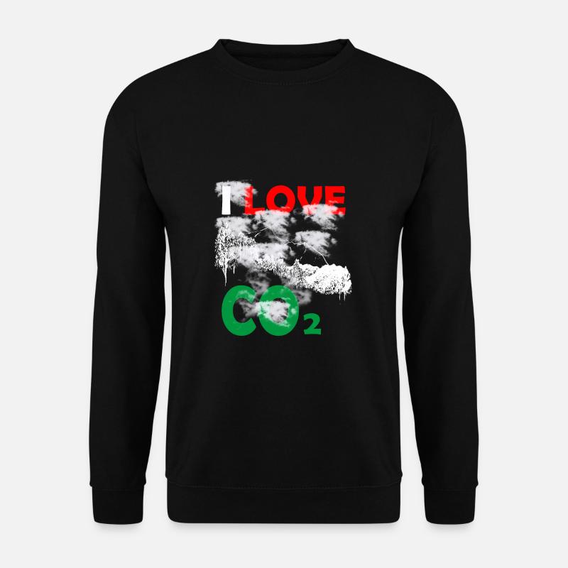 I love Co2 - Unisex Sweatshirt - black