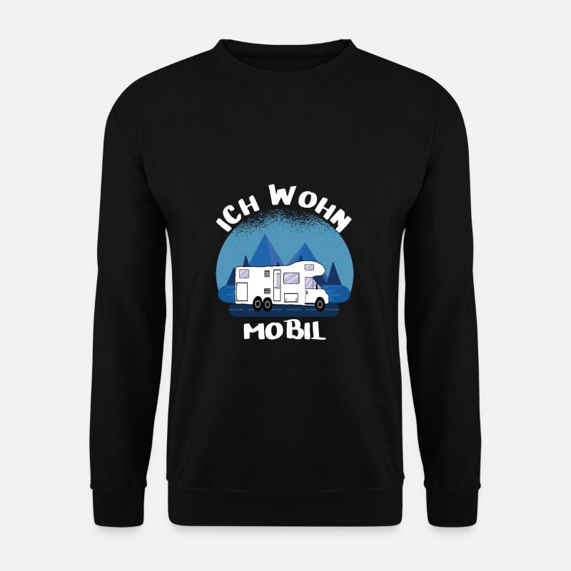 Ich Wohn Mobil - Unisex Pullover - Schwarz