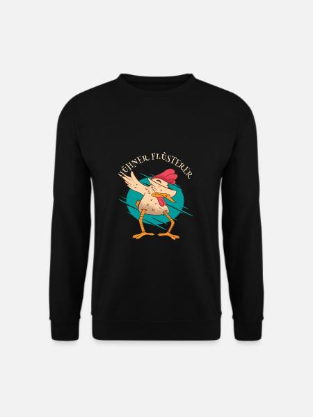 Dabbing Hühner Fluesterer - Unisex Pullover - Schwarz