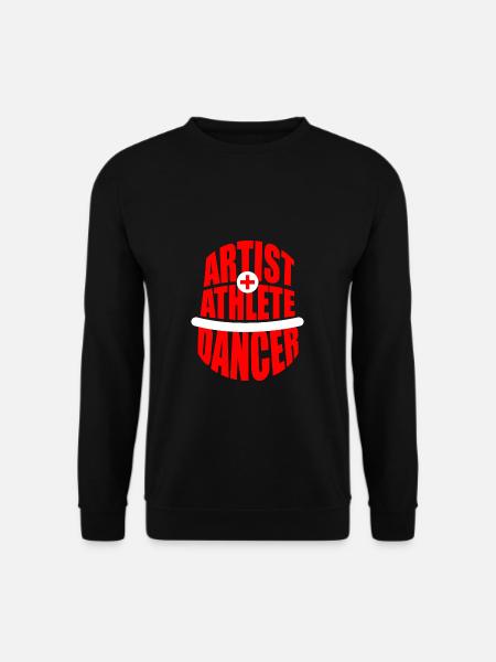 Salsa Ballerina Tapdance Pole - Unisex Sweatshirt - black