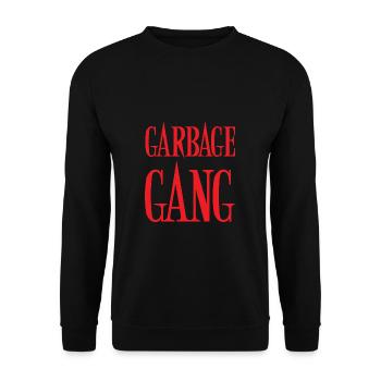 Garbage truck - Unisex Sweatshirt - black - Front - Alina (178cm) & Michal (187cm)