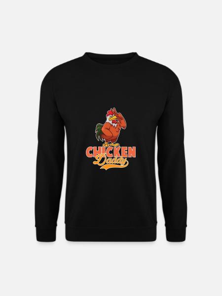 Chicken Daddy Chickens Chicken Father - Unisex Sweatshirt - black