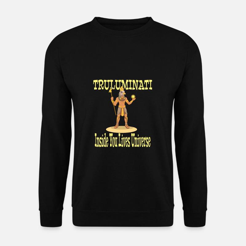 Truluminati Egypte Pyramide égyptienne Temple du Pharaon - Sweat-shirt Unisexe - noir
