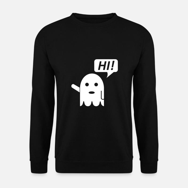cute ghost - Unisex Sweatshirt - black