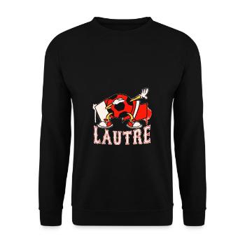 Lautre Lautern Kaiserslautern Pfalz Pfälzisch Fan - Sweat-shirt Unisexe - noir - Devant - Alina (178cm) & Michal (187cm)