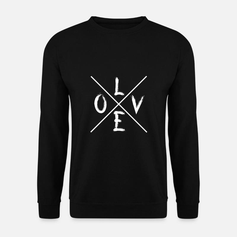 Love X - Unisex Sweatshirt - black