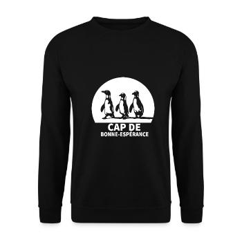 Cap de bonne espérance Afrique du sud - Sweat-shirt Unisexe - noir - Devant - Alina (178cm) & Michal (187cm)