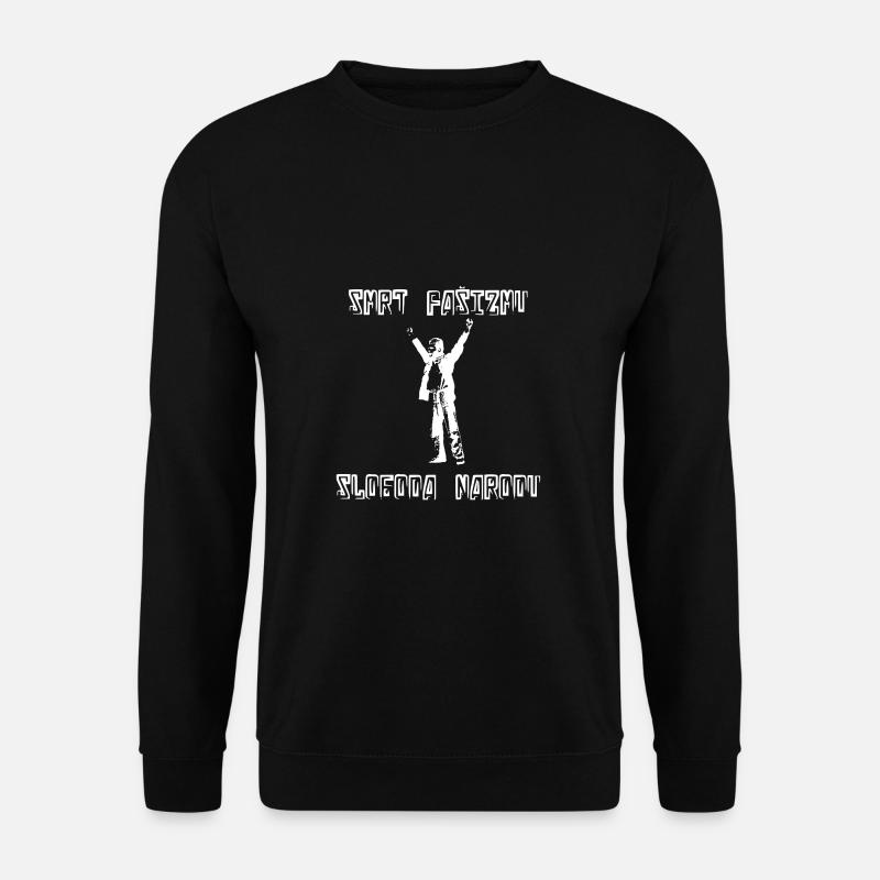 Stjepan Filipovic-Smrt fašizmu, sloboda narodu!03w - Unisex Pullover - Schwarz