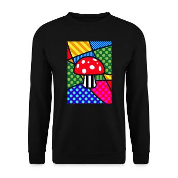 Agaric mouche - Sweat-shirt Unisexe - noir - Devant - Alina (178cm) & Michal (187cm)
