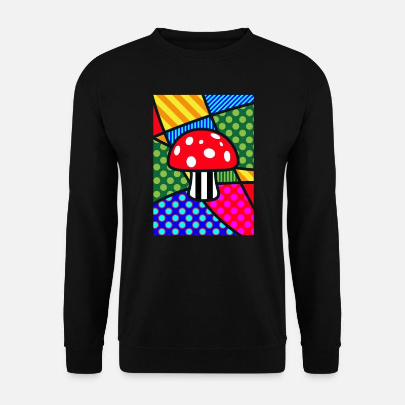 Agaric mouche - Sweat-shirt Unisexe - noir