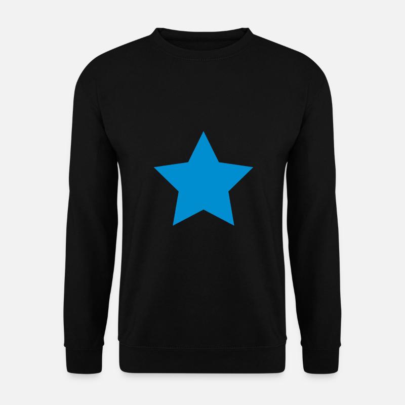 Star Blue - Unisex Sweatshirt - black