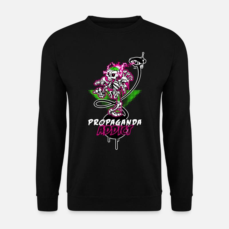 Propaganda Addict - Unisex Sweatshirt - black