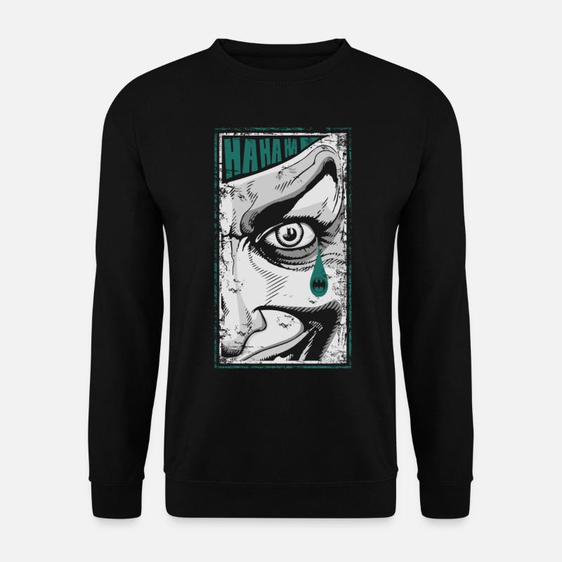 Joker Batman Träne - Unisex Pullover - Schwarz