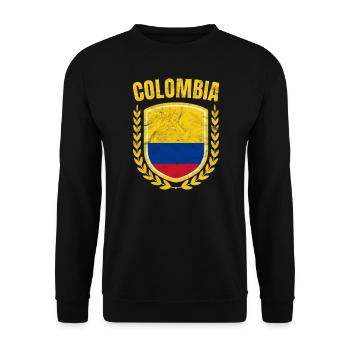 Colombie - Sweat-shirt Unisexe - noir - Devant - Alina (178cm) & Michal (187cm)