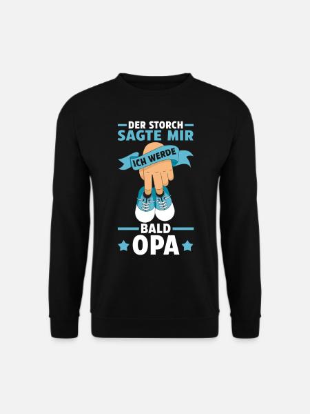 Werdender Opa - Unisex Pullover - Schwarz