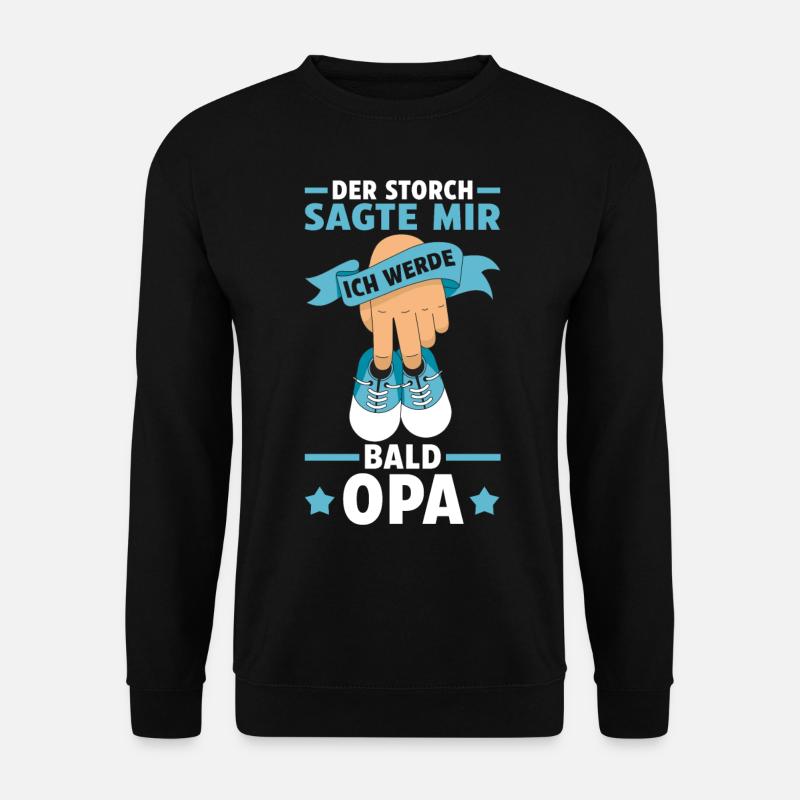 Werdender Opa - Unisex Pullover - Schwarz