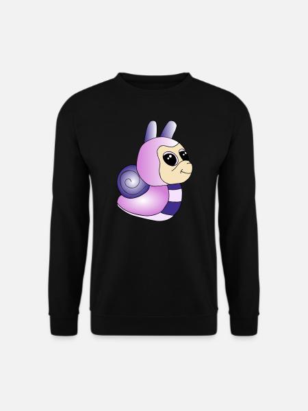Süße bunte Schnecke - Unisex Pullover - Schwarz